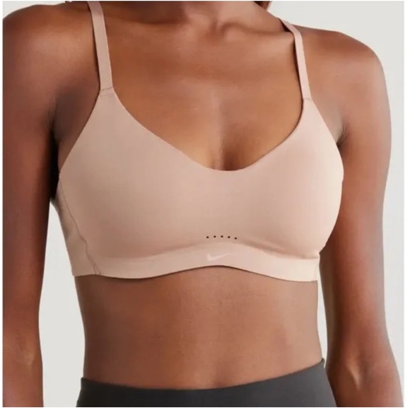 Nike Other - Nike Dri-Fit Alate Wireless Convertible Beige Sports Bra